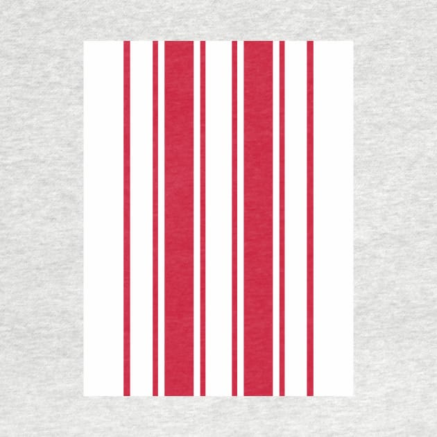 Southampton Retro 1976 Red & Whites Striped FA Cup Winners Home by Culture-Factory